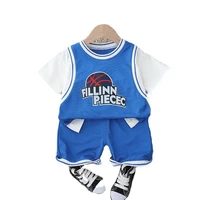 new summer baby clothes suit children boys girls sports casual t shirt shorts 2pcssets toddler cotton costume kids tracksuits