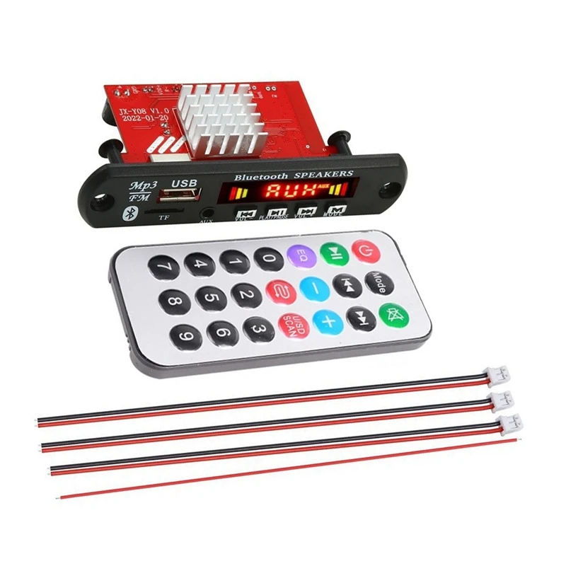 2X60 Вт усилитель Bluetooth 5 0 MP3-декодер плата громкой связи 12 В беспроводной