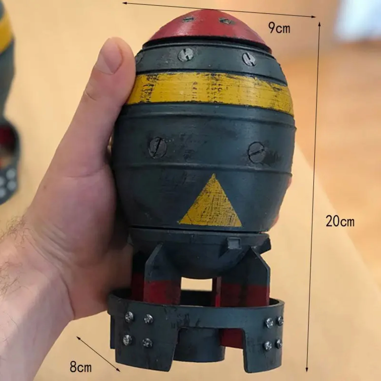 Мини-Nuke Bomb Box Ретро фигурка из смолы Настольный художественный ремесел Декор