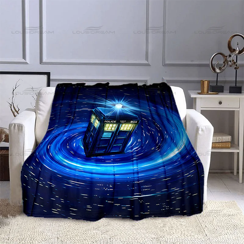 Мультяшное декоративное одеяло Доктор Кто популярное британское ТВ-одеяло