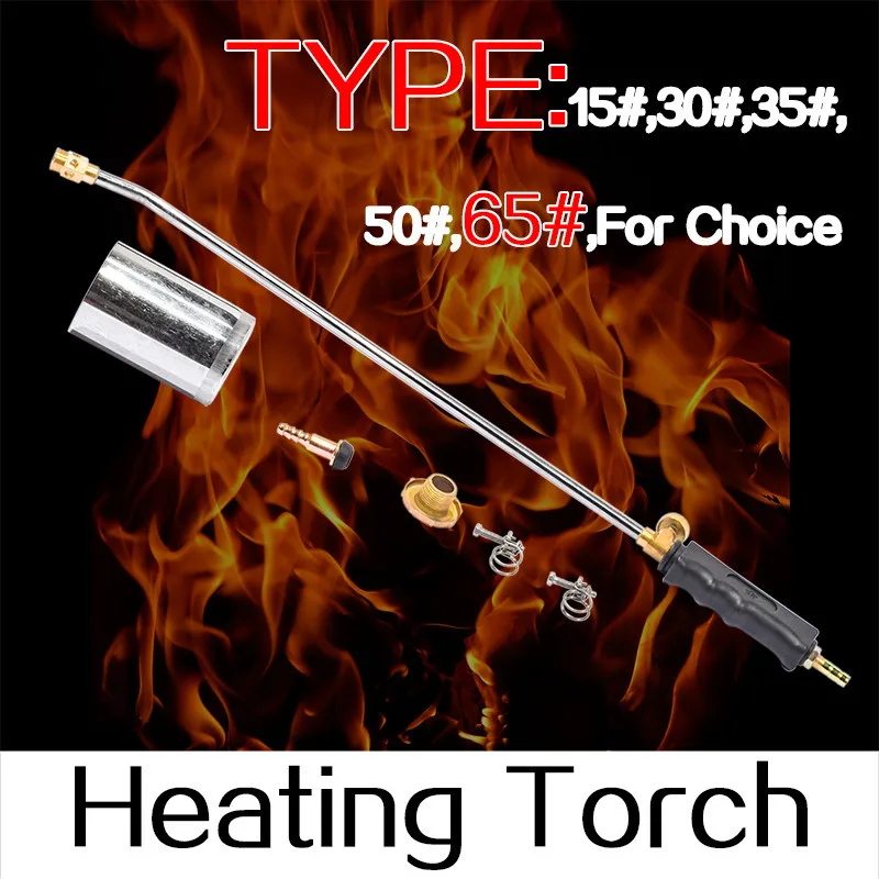1Pc Heating Torch 15~65# Soldering Propane Butane Gas Flame Blow Plunber Roofing Stainless Steel Gun | Инструменты