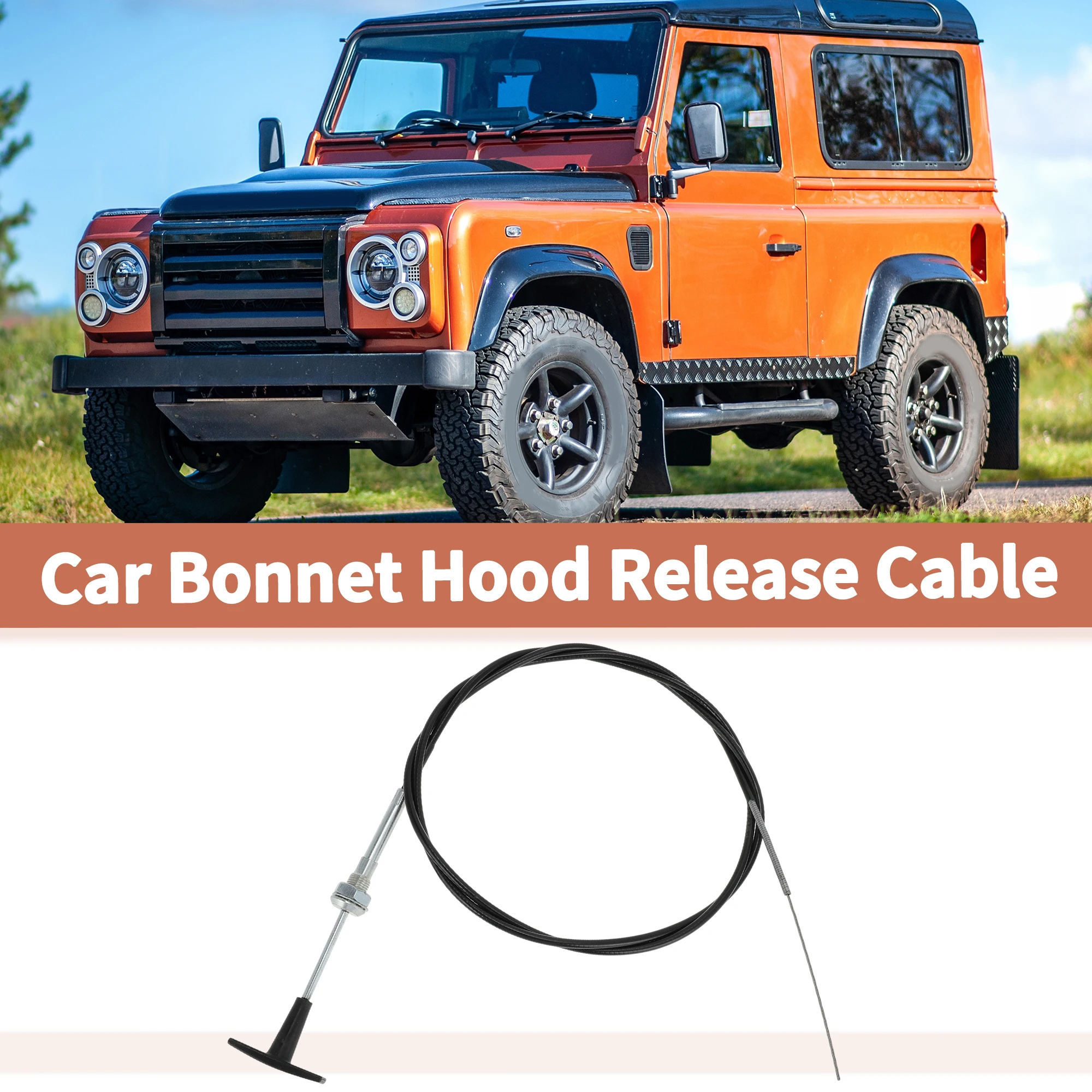 

UXCELL ALR9556 для Land Rover Defender 90 110 130 1987-1996 кабель освобождения капота