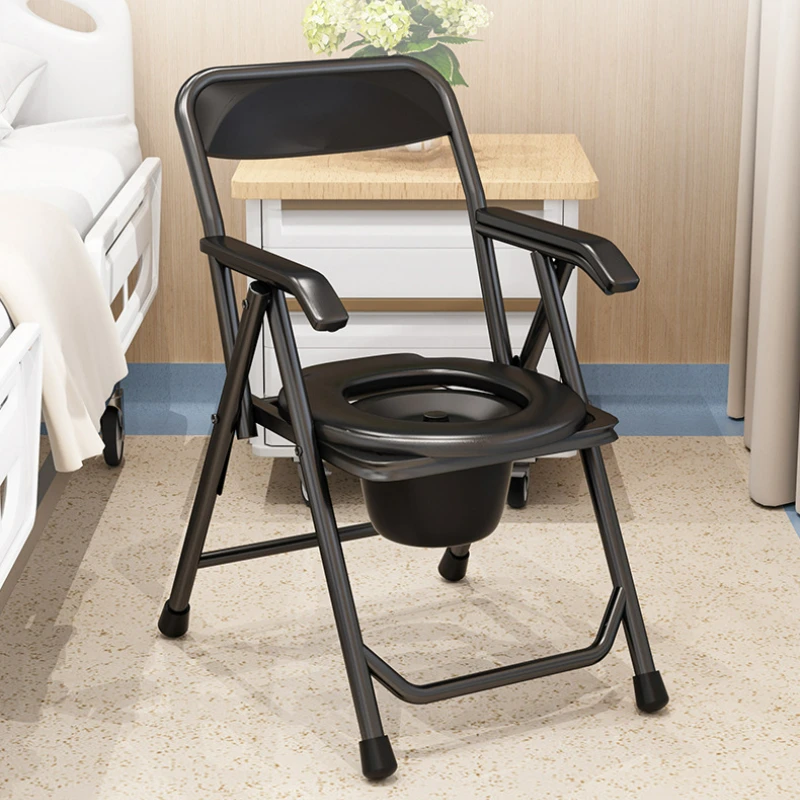 

Многофункциональное складное кресло-подлокотник для унитаза, усиленное нескользящее переносное сиденье для туалета для пожилых людей, стулья для ванной и душа