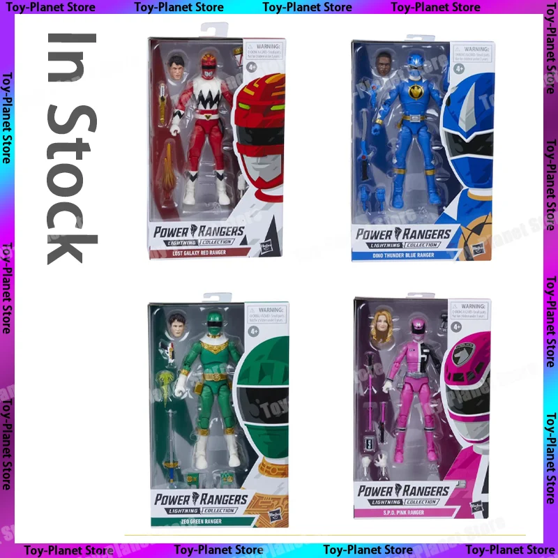 [В наличии] оригинальная коллекция Power Ranger Lightning S.P.D аниме фигурка голубого и
