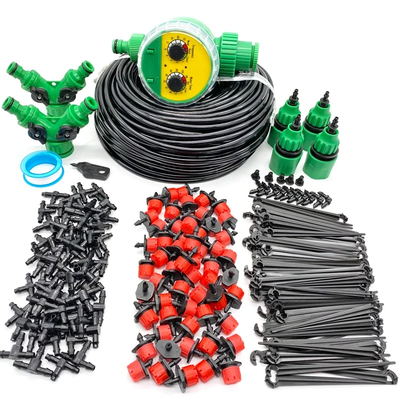 

50M Plant Watering Kit Smart Garden Watering System Self Automatic Watering Timer Drip Irrigation System