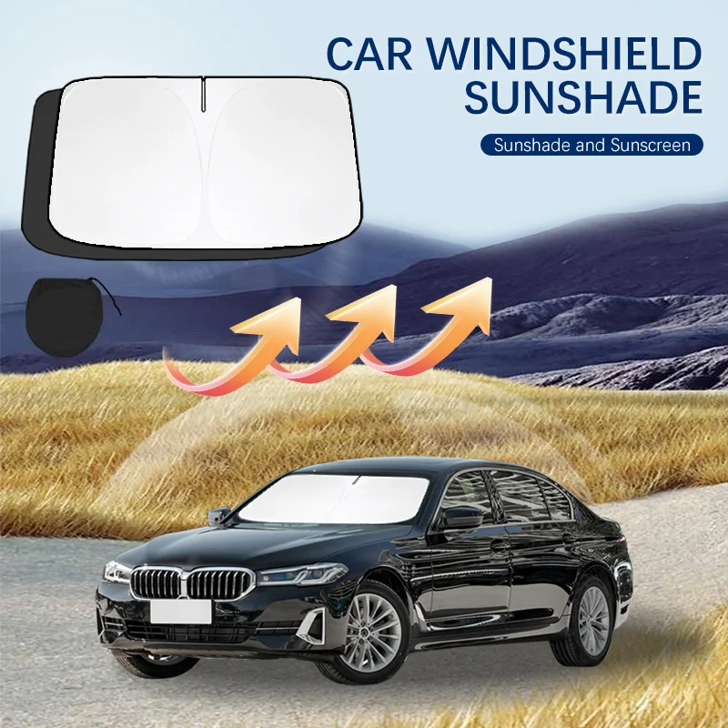 

Для BMW 5 серии E60 E61 F07 F10 F11 G30 G31 F90 Солнцезащитный козырек на лобовое стекло Солнцезащитный козырек Складные блоки УФ-лучей Сохраняют