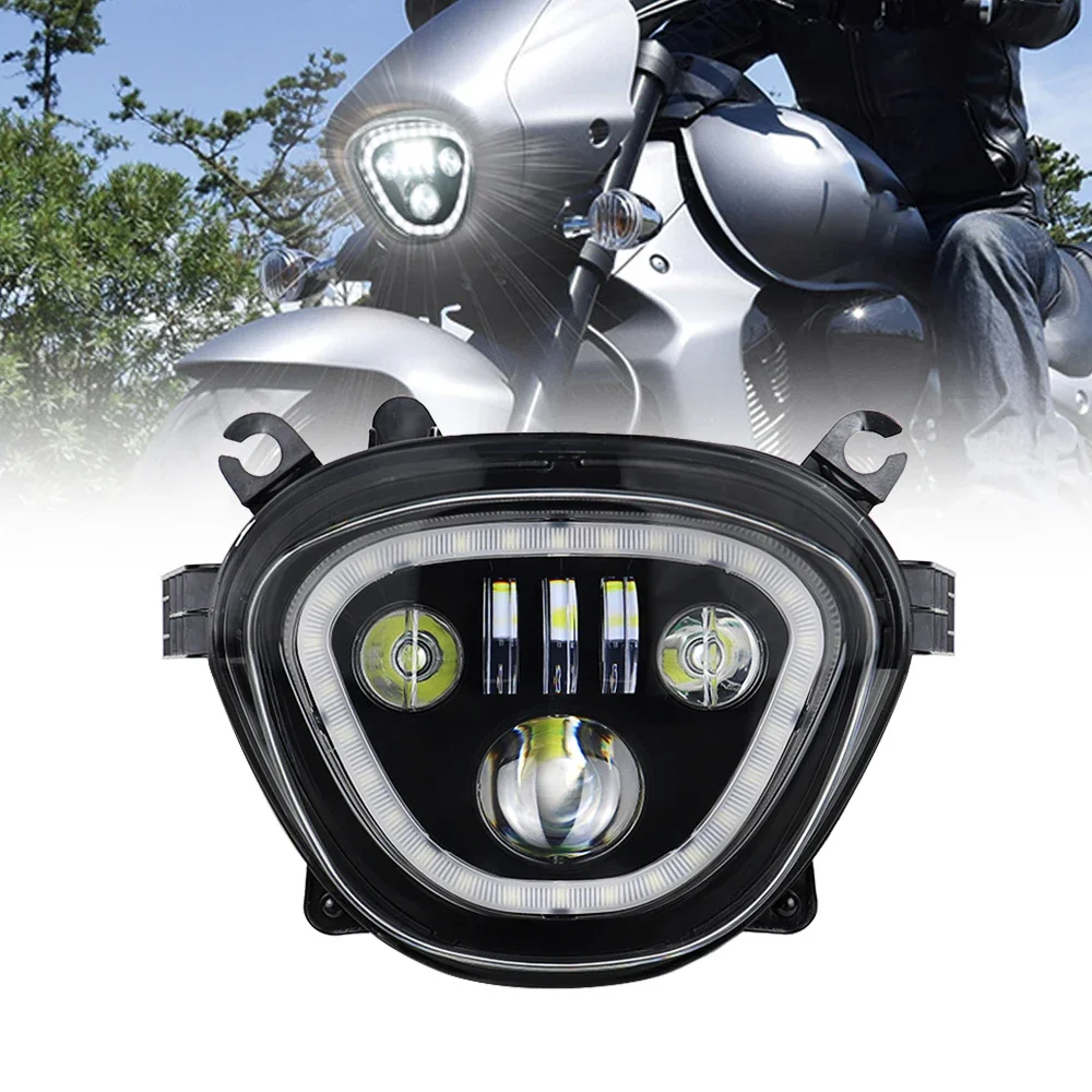 Фара головного света Wukma M109R, дальнегоближнего света с гало DRL для мотоциклетной осветительной системы Suzuki 8-2006 (art.: 3920c8ccfa9cb) - 3920c8ccfa9cb