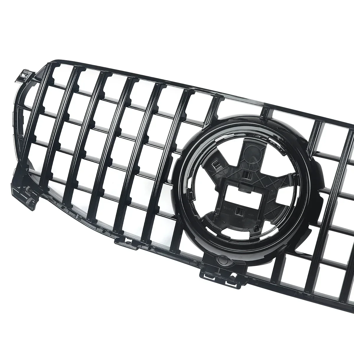 Глянцевый черный 2020 + W167 GLE 350 450 передний бампер спортивный гриль с сеткой