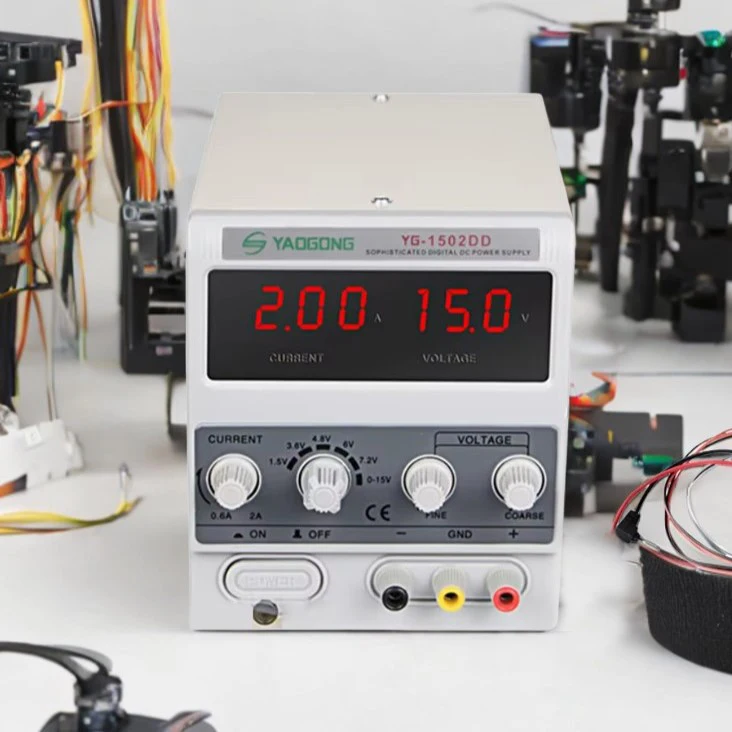 YAOGONG 1502DD Voeding Laboratorium Verstelbare Digitale Voor Telefoon Reparatie 15V 2A Регулятор напряжения с