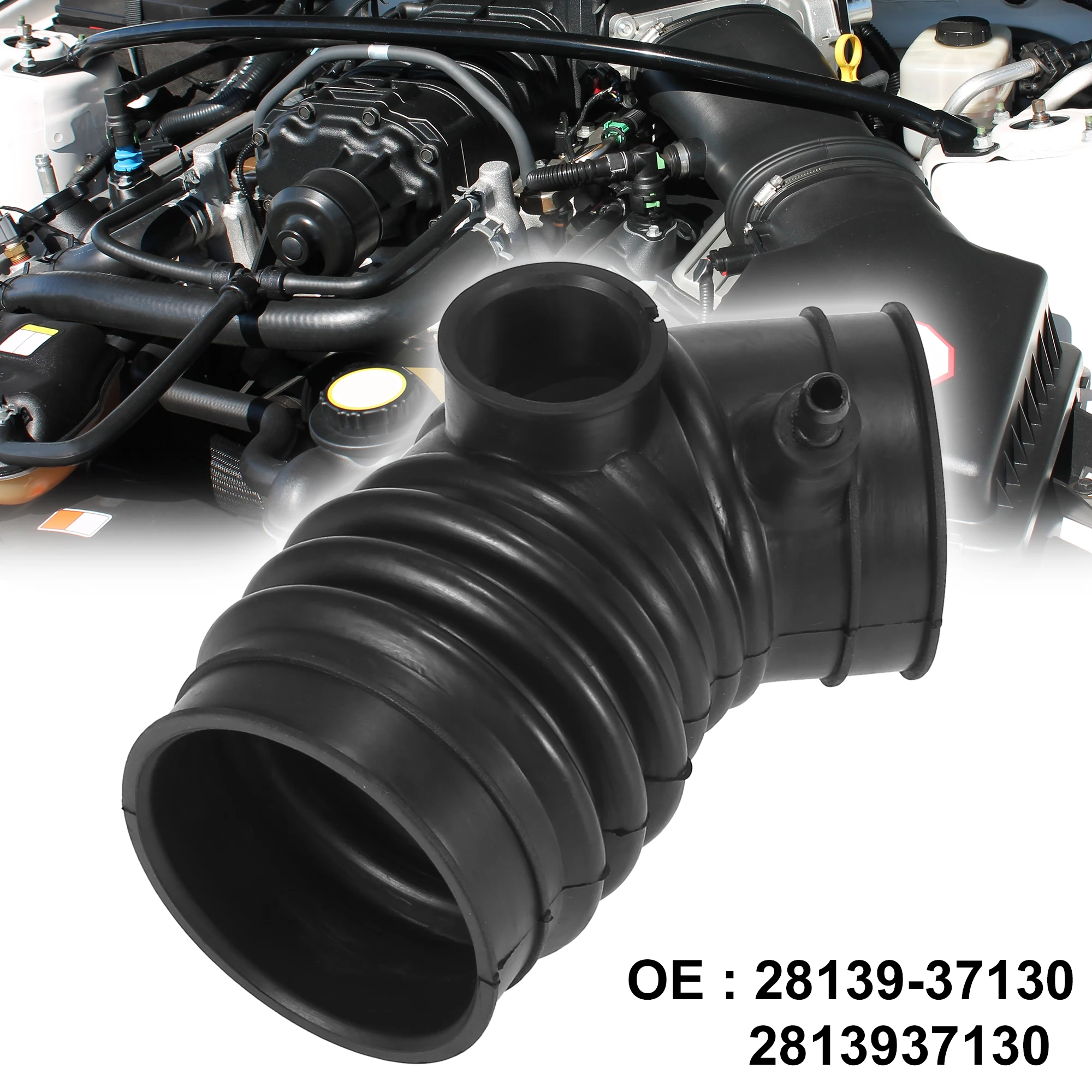 

Автомобильный шланг для воздухозаборника двигателя X Autohaux, шланг с фильтром, Резьбовая труба 28139-37130 2813937130 для Hyundai Santa Fe л, автомобильные аксессуары