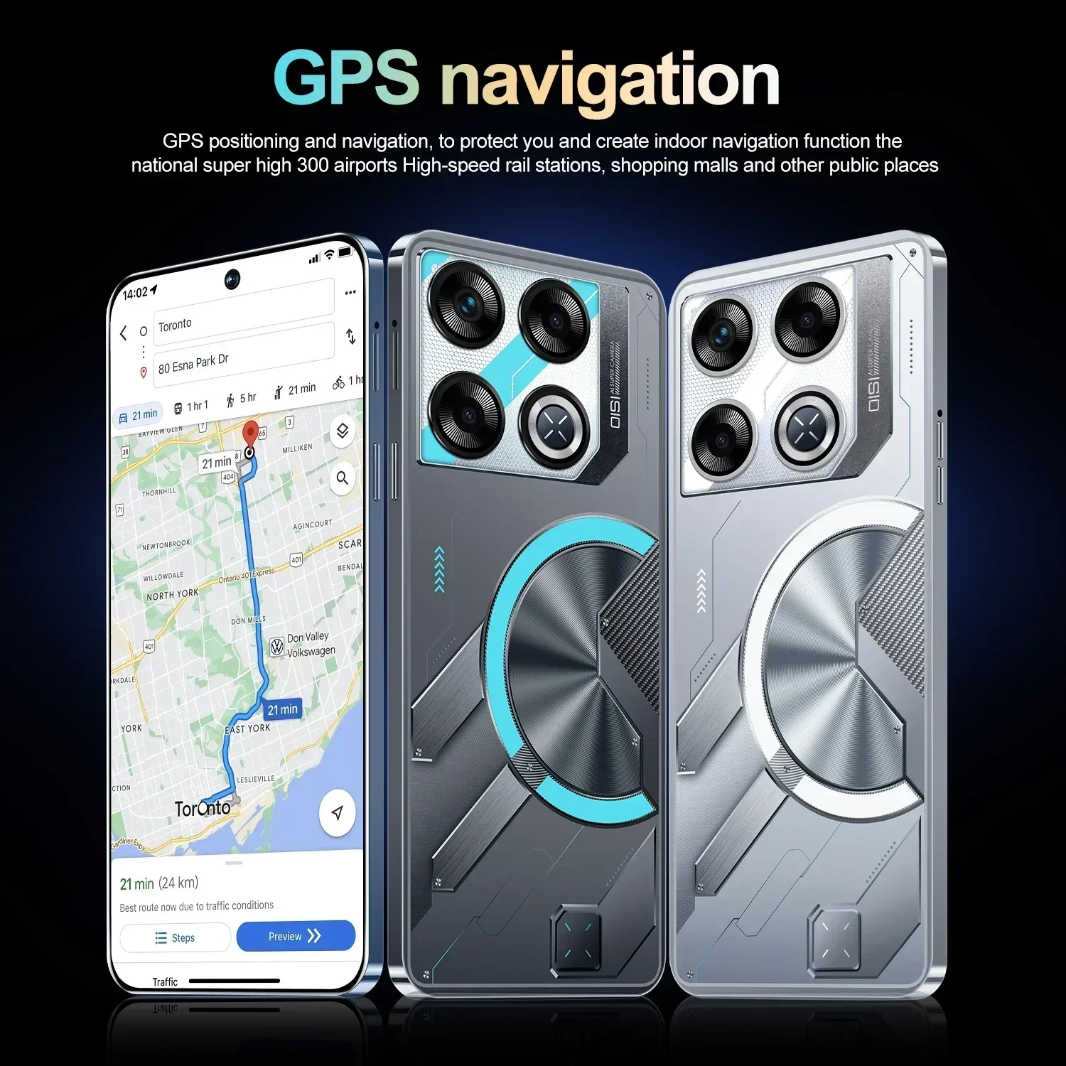 Новый смартфон GT20 Pro 7 3-дюймовый оригинальный мобильный телефон Android14 16 ГБ + 1 ТБ 7800