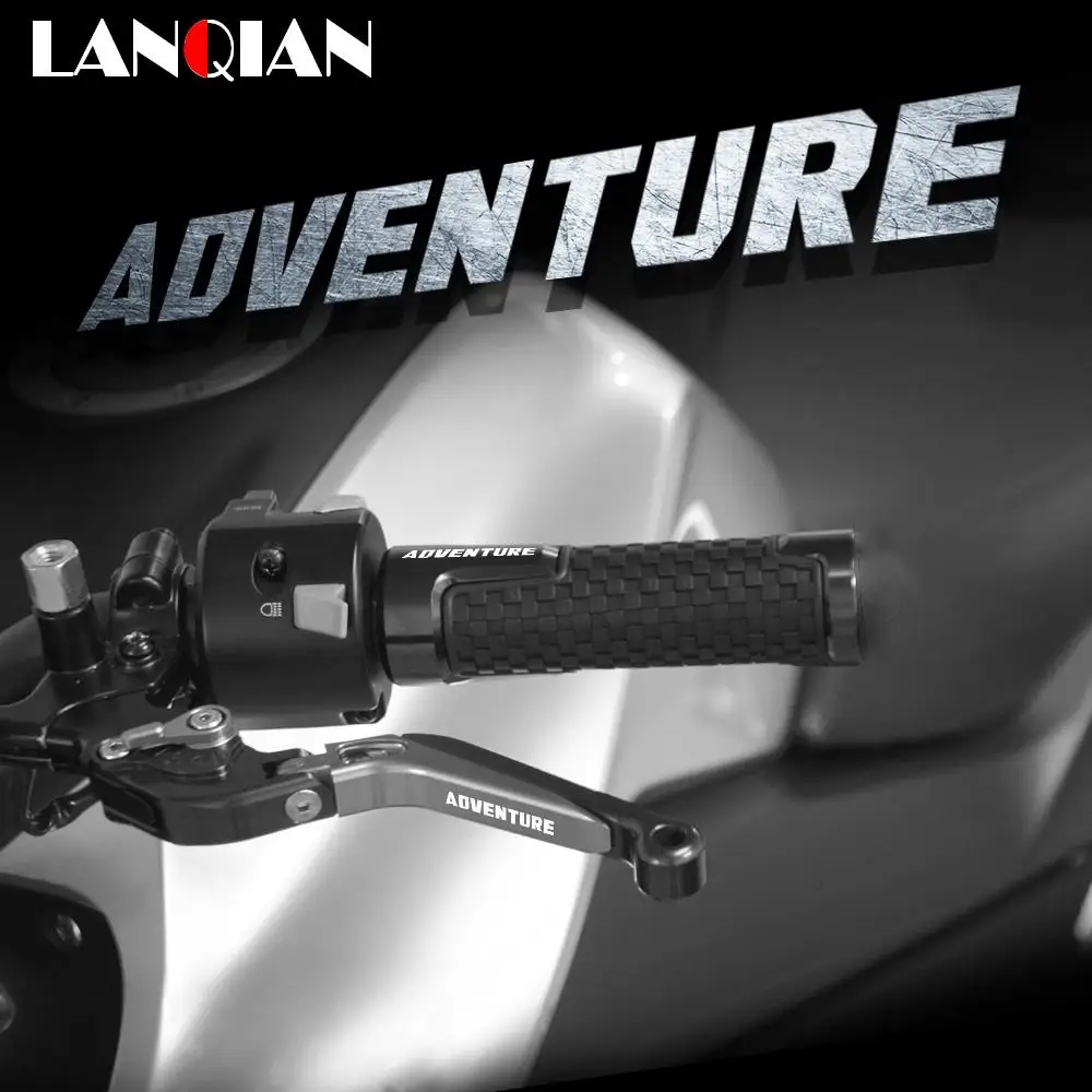 

For 1190 Adventure Motorcycle Aluminum Brake Clutch Levers & Handlebar Handle Bar Grips 1190 Adventure R 2013 2014 2015 2016