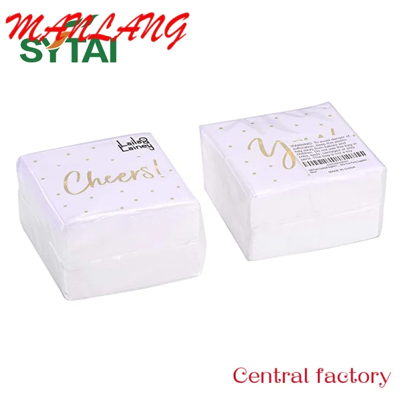 100% натуральная целлюлоза индивидуальный принт 1 слой салфеток салфетки