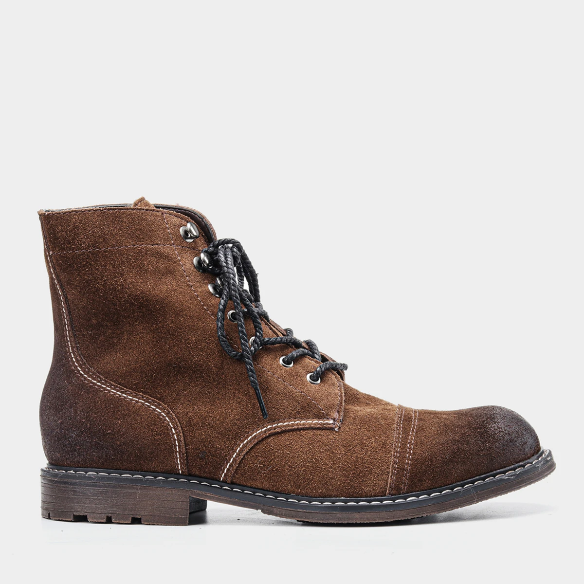 Мужские ботинки из натуральной кожи в американском стиле 8111 парашютные мягкая