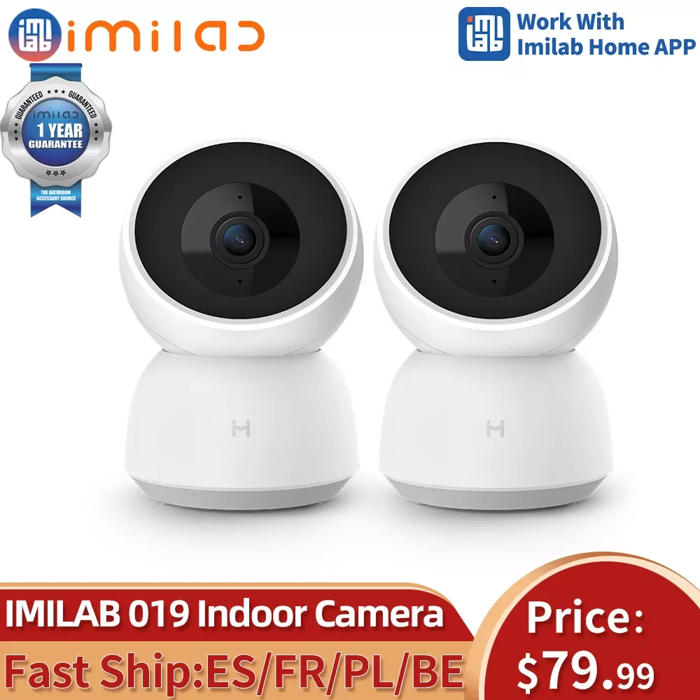 

IP-камера видеонаблюдения Mihome 019, Wi-Fi, 1296P, поворот на 360 °