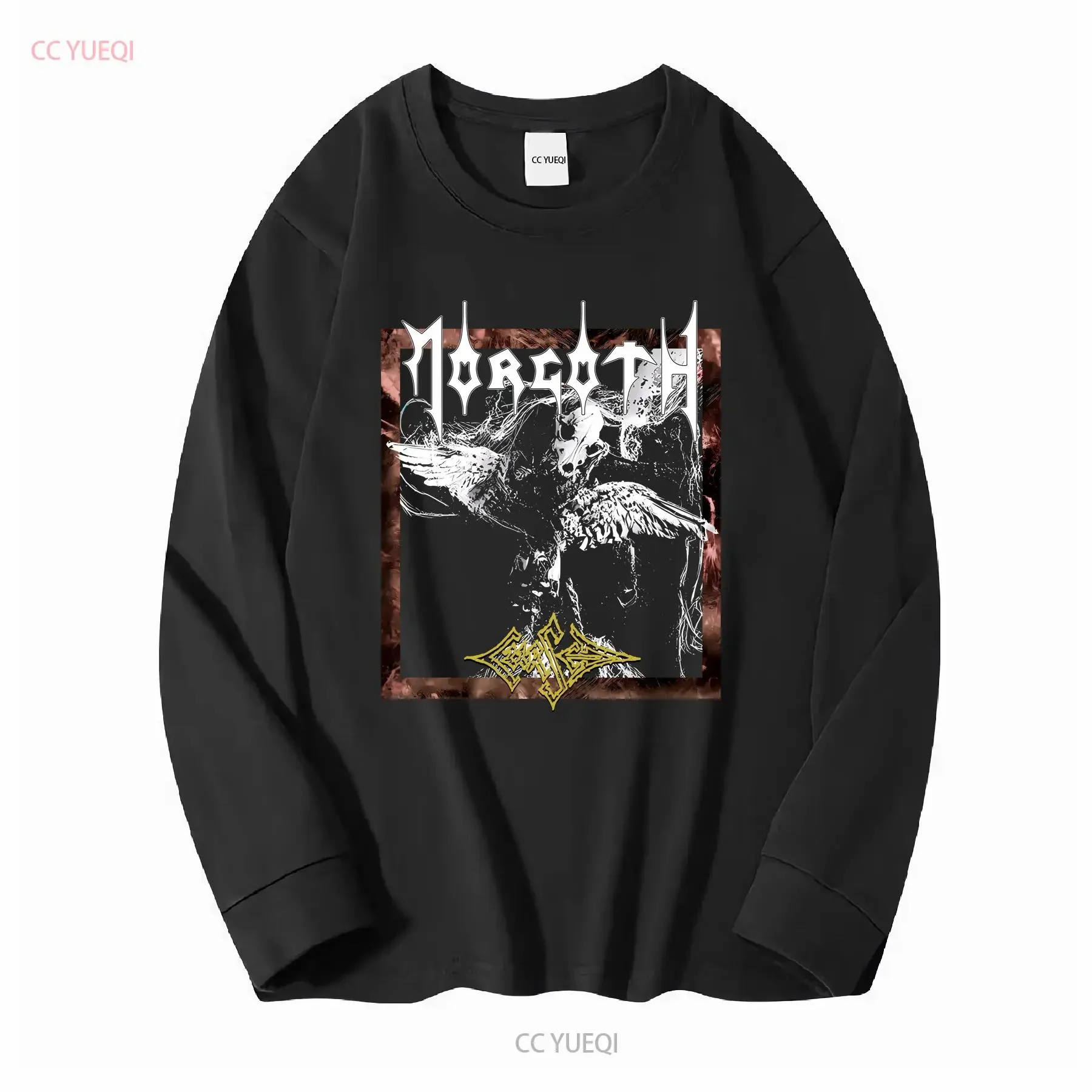 Фото Morgoth Рубашка в питомнике Размер средней длины с рукавами винтажная стираная дышащая уличная одежда Удобная стильная мягкая унисекс универсальная №3