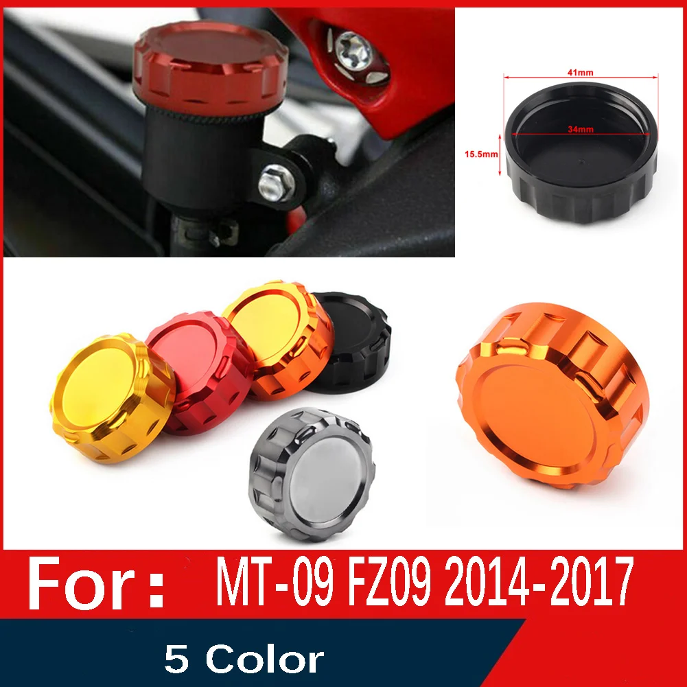 

Aluminum Motorcycle Fluid Reservoir Cap Cover For Yamaha MT09 FZ09 2014 2015 2016 2017/MT-09 FZ-09 14 15 16 17
