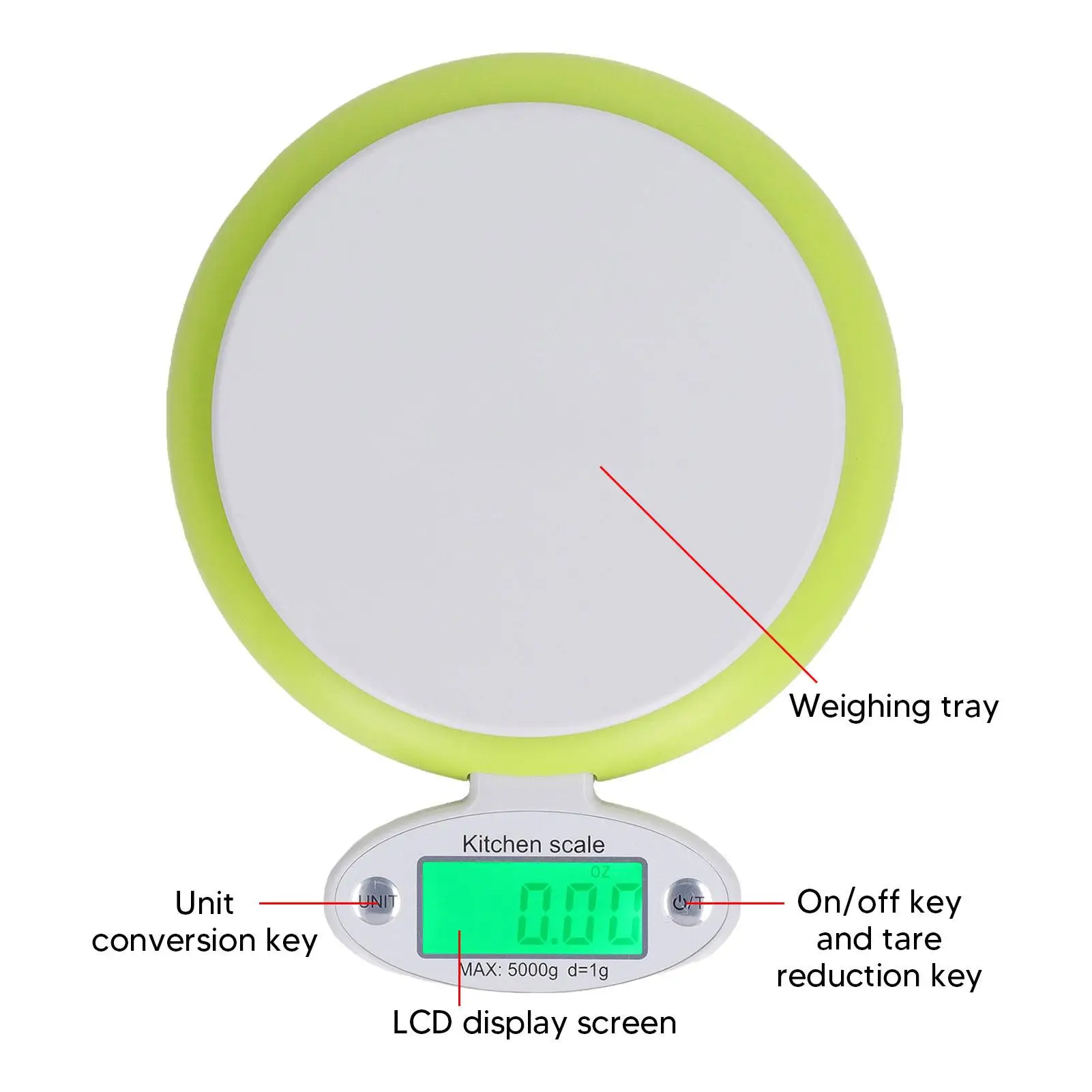 Портативные цифровые пищевые весы для выпечки приготовления пищи еды и кофе —