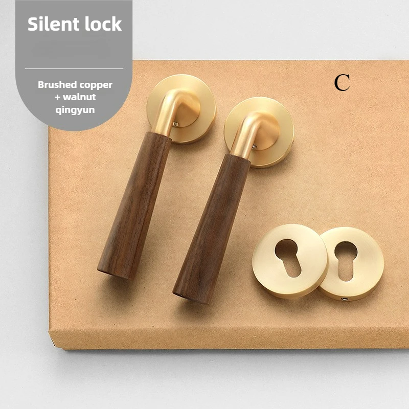 

Деревянный дверной замок из орехового дерева