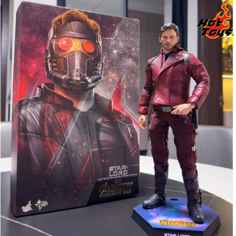 Фото В наличии оригинальные HOTTOYS HT MMS539 Marvel Avengers 3 Star Lord 3,0, экшн-фигурка, модель игрушки №1