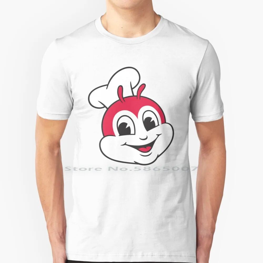 Талисман Jollibee футболка 100% хлопок Цыпленок Joy Филиппины Манила филиппинский