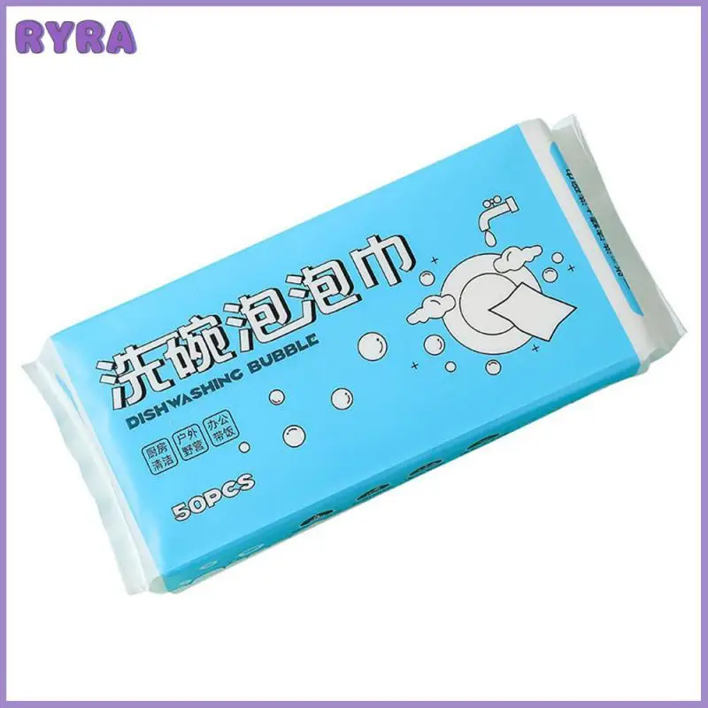 

With Detergent Dishwashing Cloth Comes With Detergent Spunlace Non-woven Fabric Active Ingredients Thickened Dishwashing Cloth