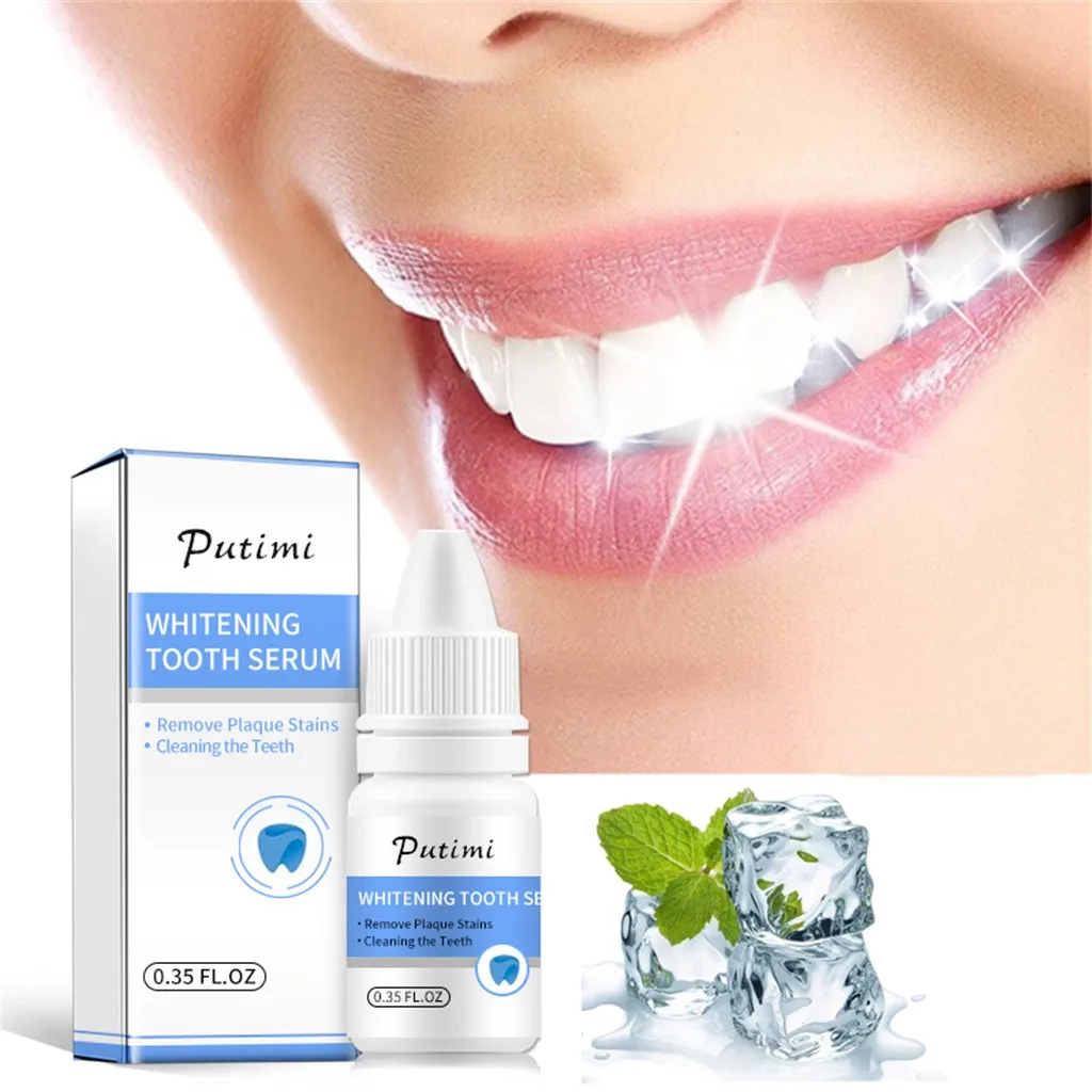 

Remove Plaque Tooth Stain Gingival Repair Caries Prevention Oral Cleaning Fresh Breath Teeth Whitening Essence Dental Care 10ml