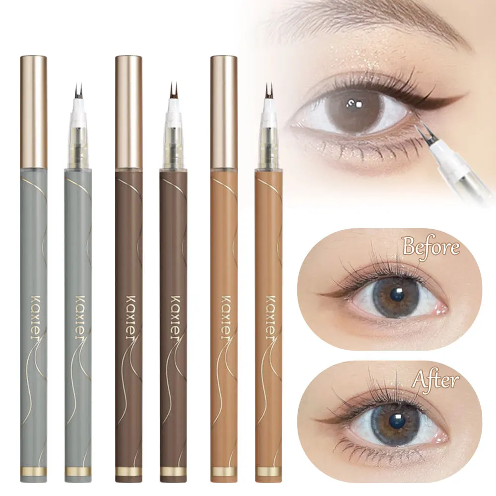 Double Tip Lower Eyelash Pencil, Waterproof Liquid -Eyeliner