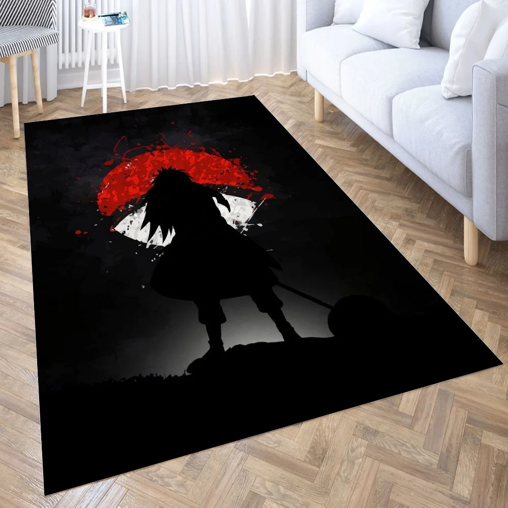 

Madara Uchiha Area Rug for Living Room Floor Mat Carpet for Bedroom Bedside Entrance Doormat Anti-slip Home Decor