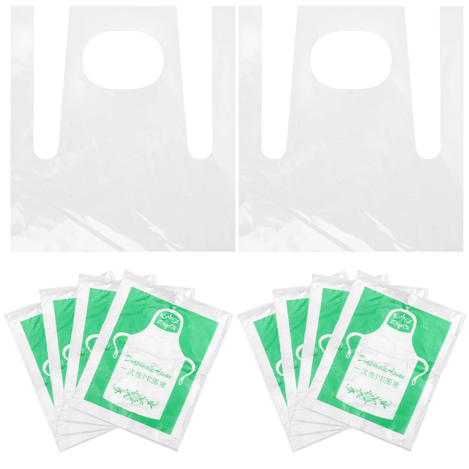 

50 Pcs Toddler Aprons Children Drawing Thick Section Painting Toddlers Portable Kids Plastic