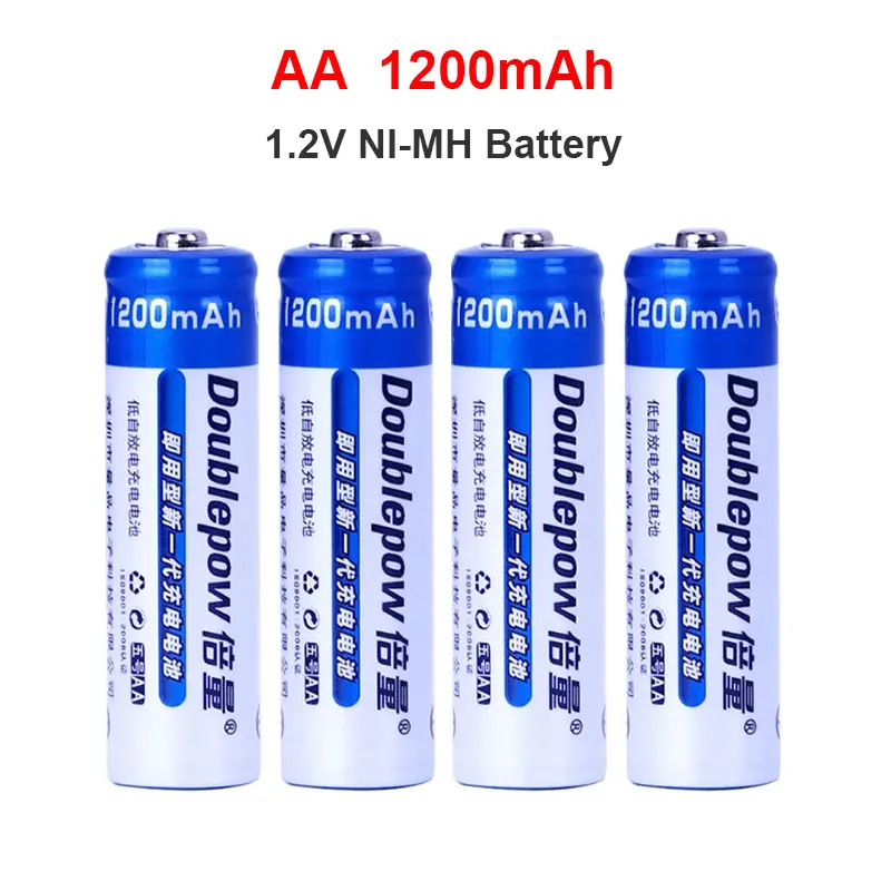 

High performance AA 1200mah rechargeable NI-MH battery 1.2V AA battery for Toy thermometer mouse calculator batteries
