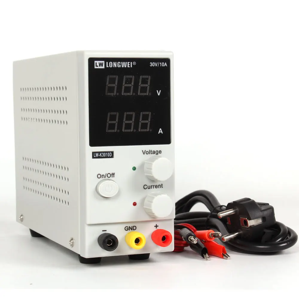 Регулируемый регулятор переключения питания 30 в 10 А для ремонта ноутбука 110-220 В