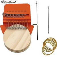1214hooks convenient small weaving loom kit for beginners quickly mending jeans speedweve style mini machine tool