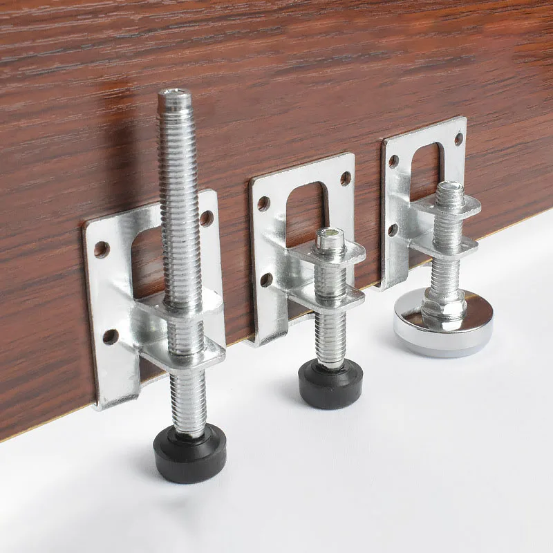 

4pcs Adjustable Wardrobe Feet Leveling Feet Level Foot Legs For Cabinets Furniture Feet Leveler Foot Support
