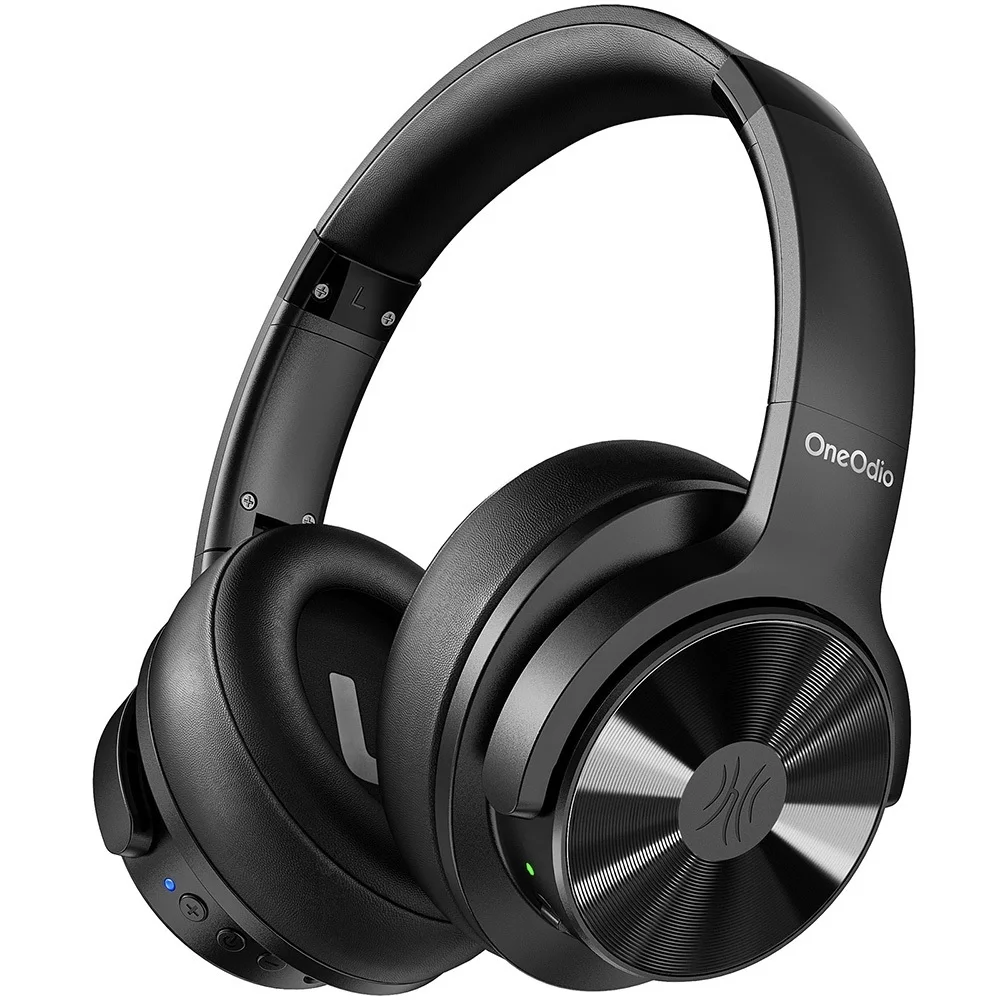 

A30 Active Noise Cancelling Headphones Wireless Over Ear Bluetooth 5.0 Headset With Deep Bass CVC 8.0 Clear Mic Travel