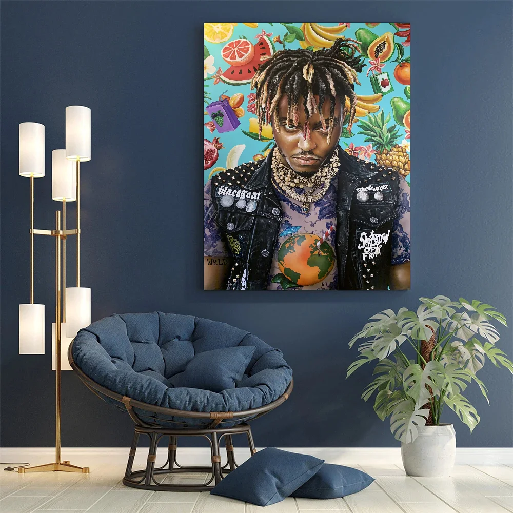 Классические винтажные постеры Juice Wrld винтажный декор для комнаты дома бара кафе