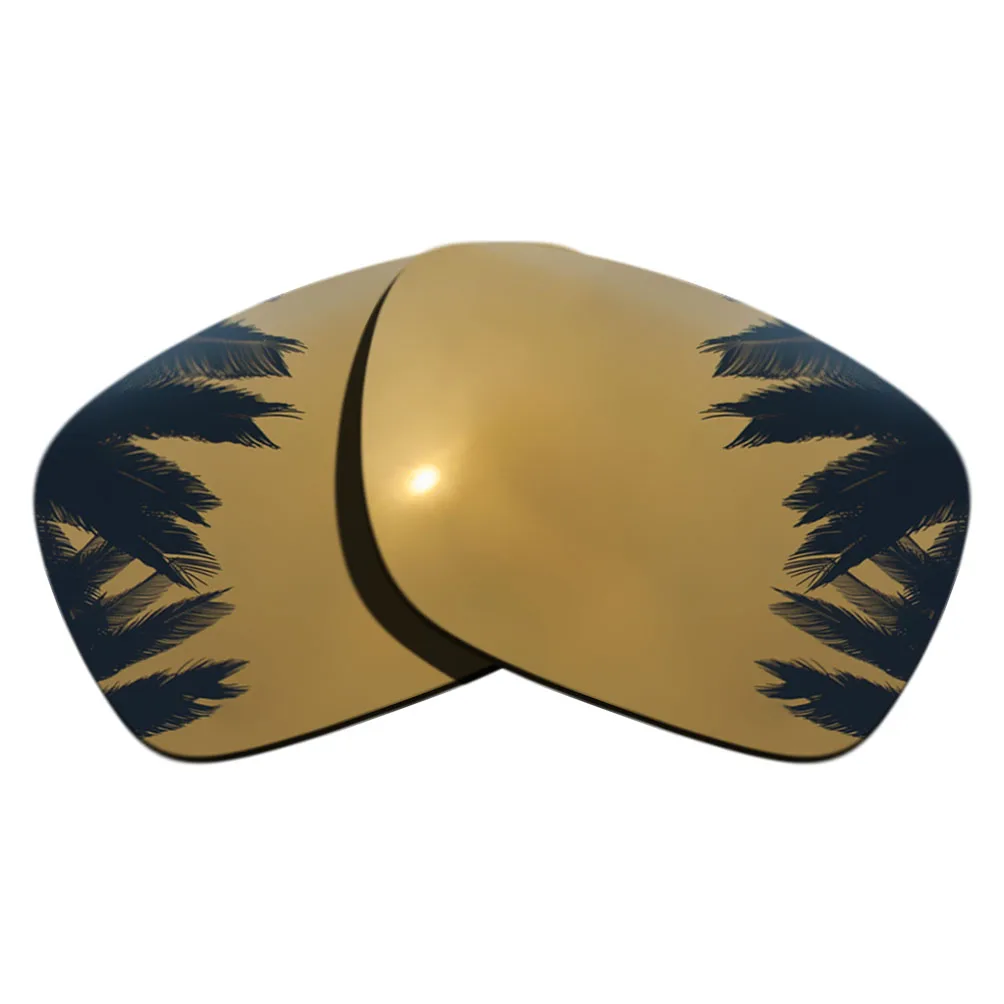 Бронзово-золотые зеркальные поляризационные сменные линзы для оправы