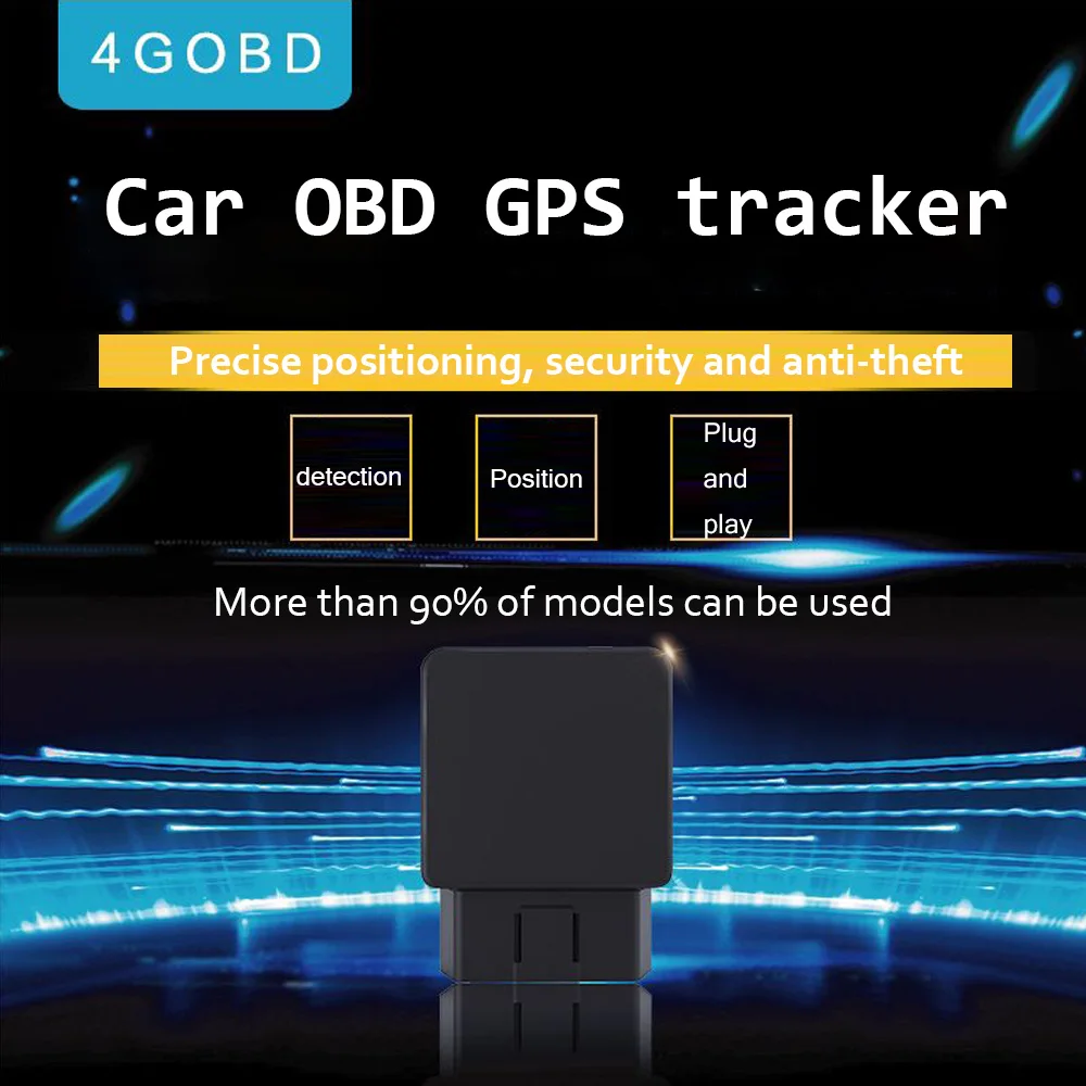GPS-трекер Vjoycar Real 4G LTE OBD с функцией отслеживания в режиме реального времени -