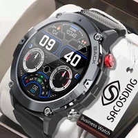 outdoor militar ip68 waterproof watches bluetooth call smartwatch sport for men watch 2022 new clock for xiaomi realme huawei