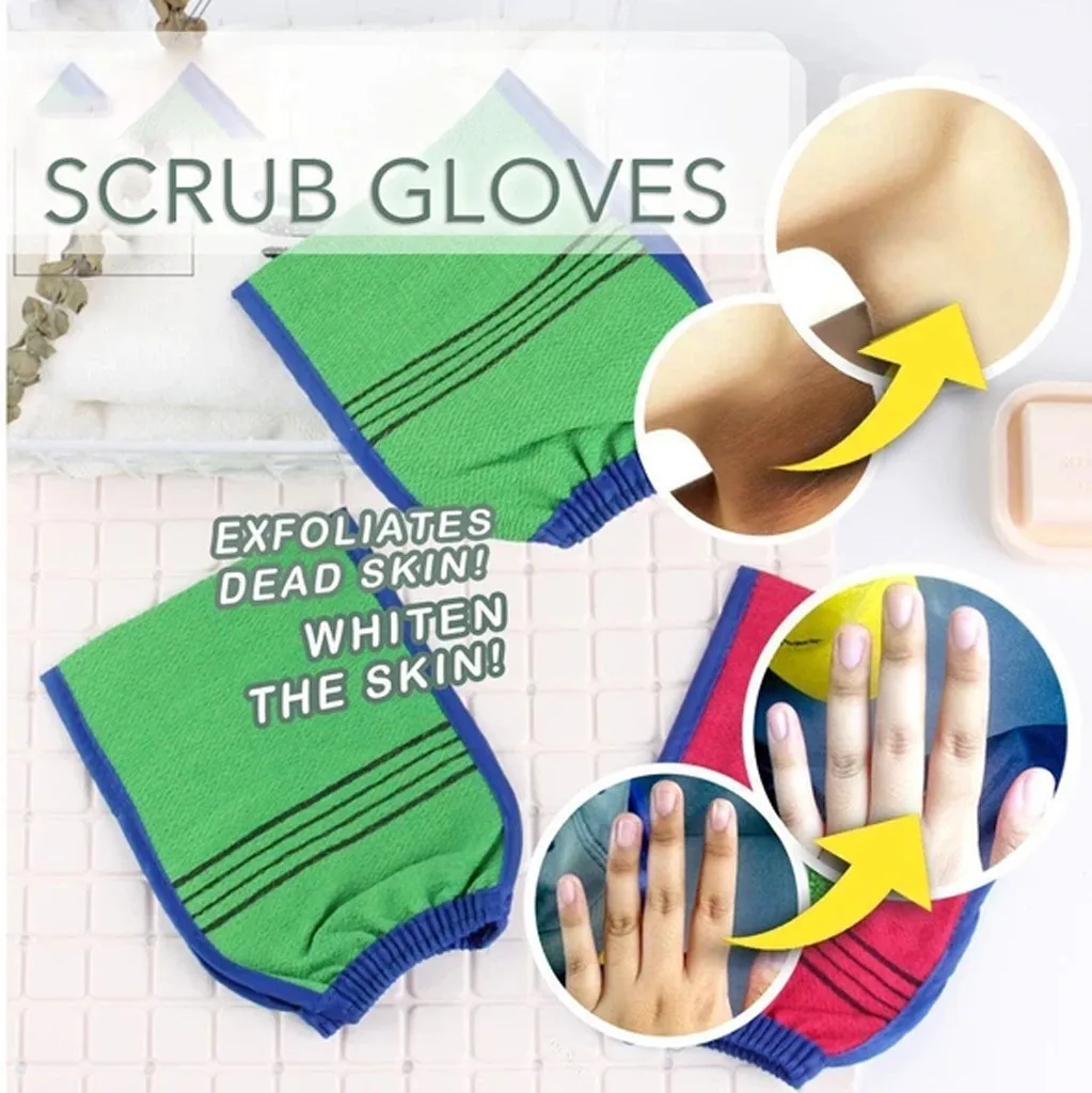

Mittens for Women Cold Weather Heated Gloves Sponge Spa Body Scrub Massage Bath Exfoliating Skin Loofah Gloves Mittens Kids