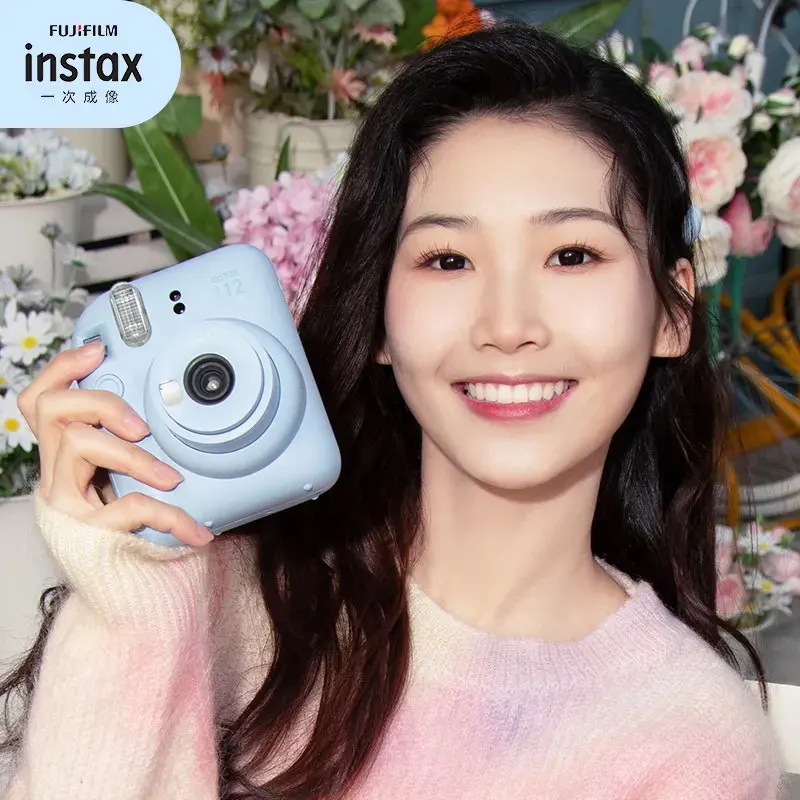

FUJIFILM INSTAX Instant Camera INSTAX Mini 12 Children's Fashion Cute Style Dating Essentials Mini12 Body Spiral Macro lovely