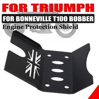 for triumph bonneville t100 bobber motorcycle accessories engine protection cover chassis under guard skid plate protection part