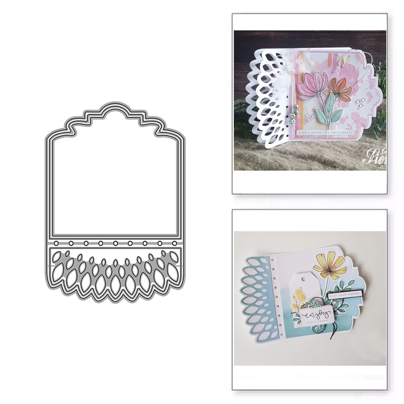 

Вырез, свободная рамка в форме листа, металлические вырезанные штампы для скрапбукинга, вырезанный трафарет, новинка 2022, «сделай сам», карто...