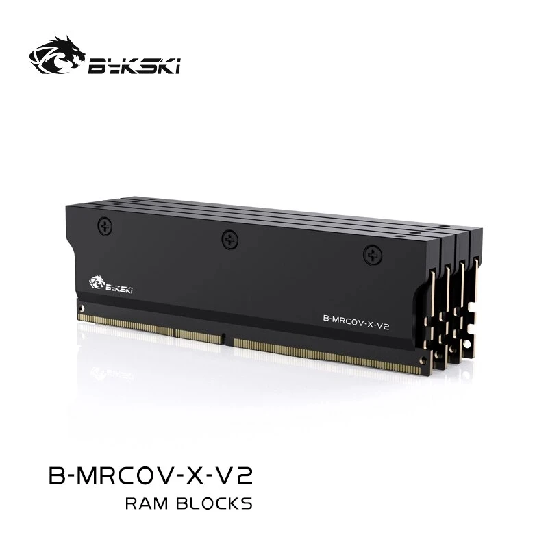 Bykski B-MRCOV-X-V2 Memory RAM Armor Water Block Cooling Vest Support DDR5 GEN 5 Memory Heat Sink Bykski B-MRCOV-X-V2 Memory RAM Armor Water Block Cooling Vest Support DDR5 GEN 5 Memory Heat Sink
