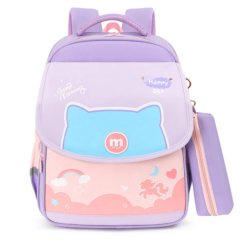

2023 New Primary School Schoolbag Boys and Girls Kid's Decompression Lightweight Backpack 1-6 Grade Anime Large Capacity Bags