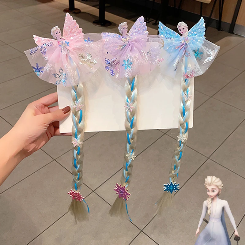 Заколка для волос в виде принцессы и Эльзы из мультфильма Холодное сердце