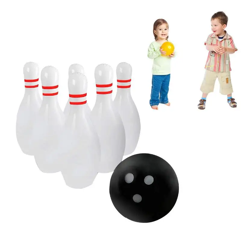 Giant Inflatable Bowling Set Outdoor Lawn Yard Bowling Game Giant Outdoor Lawn Yard Game Ball For Indoor Or Outdoor Play