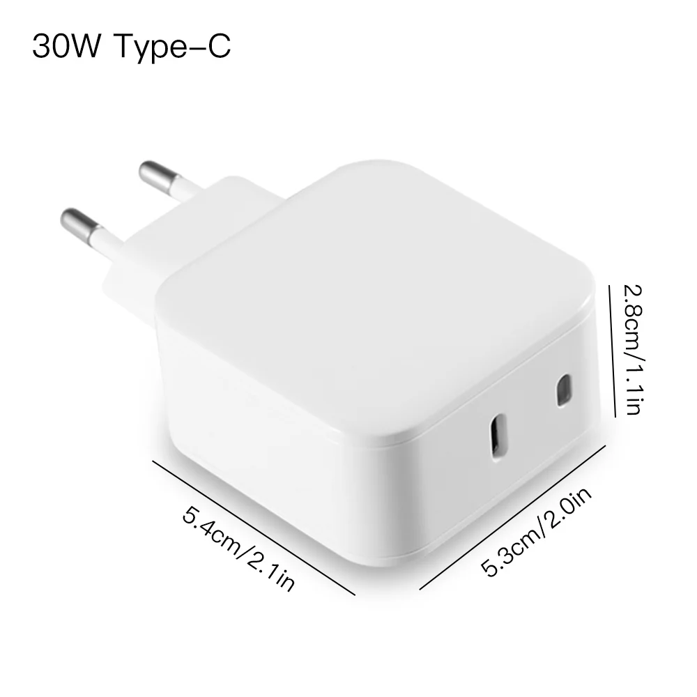 PD 20 Вт Тип C Быстрая зарядка USB-C настенное зарядное устройство адаптер Type