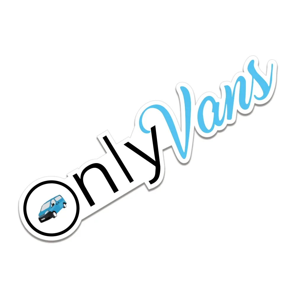 

Наклейка На Автомобиль Vans 20x5.2 См, Забавная, Для Минивэна, Микроавтобуса, MPV, Из ПВХ-пленки, Для Оклейки Кузова