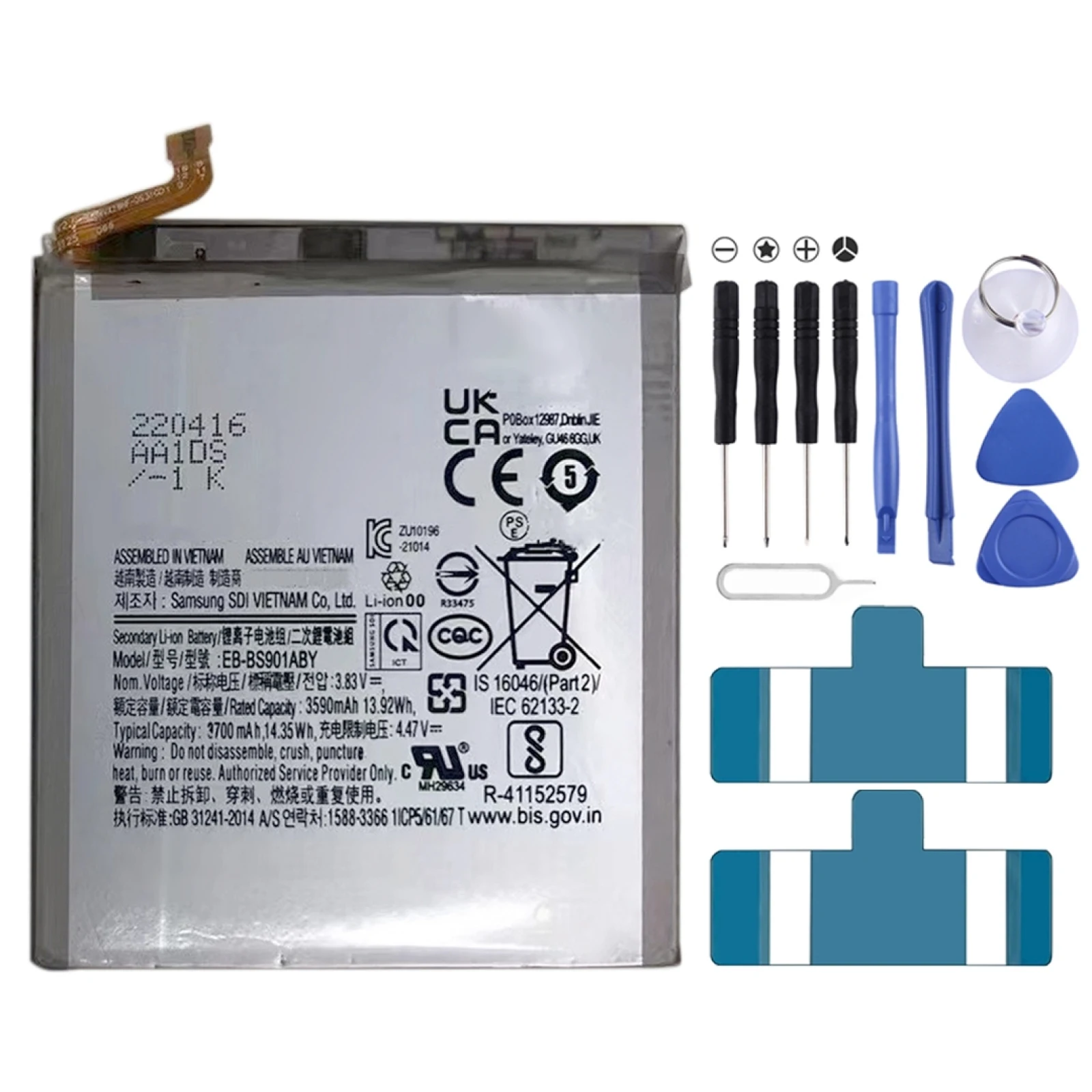 

3700mAh EB-BS901ABY For Samsung Galaxy S22 Li-Polymer Battery